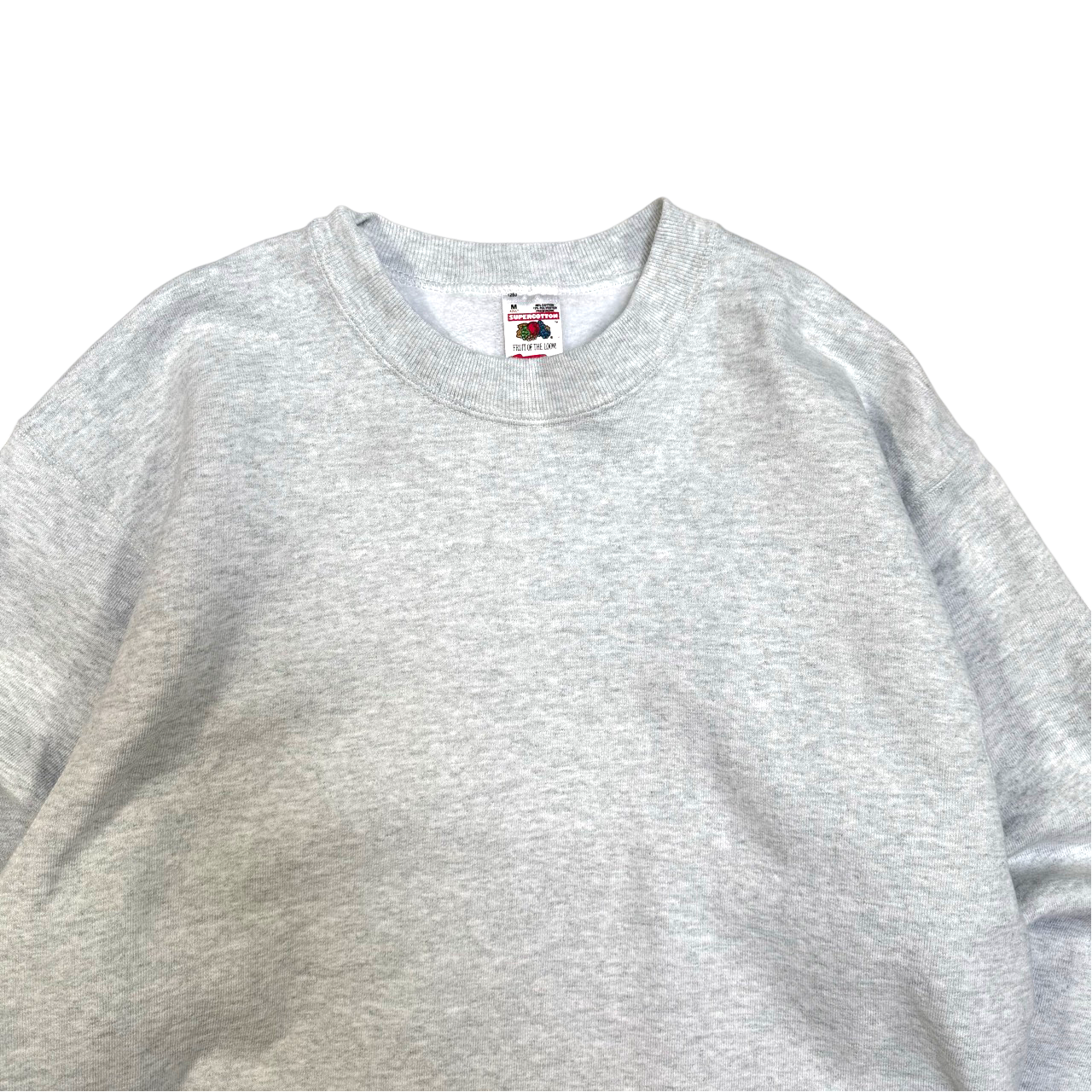 Vintage 90s Fruit of the Loom Blank Heavy Crewneck Sweater