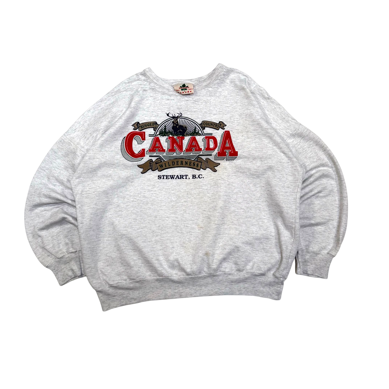 Vintage 90s Canada Wilderness British Columbia Graphic Sweater