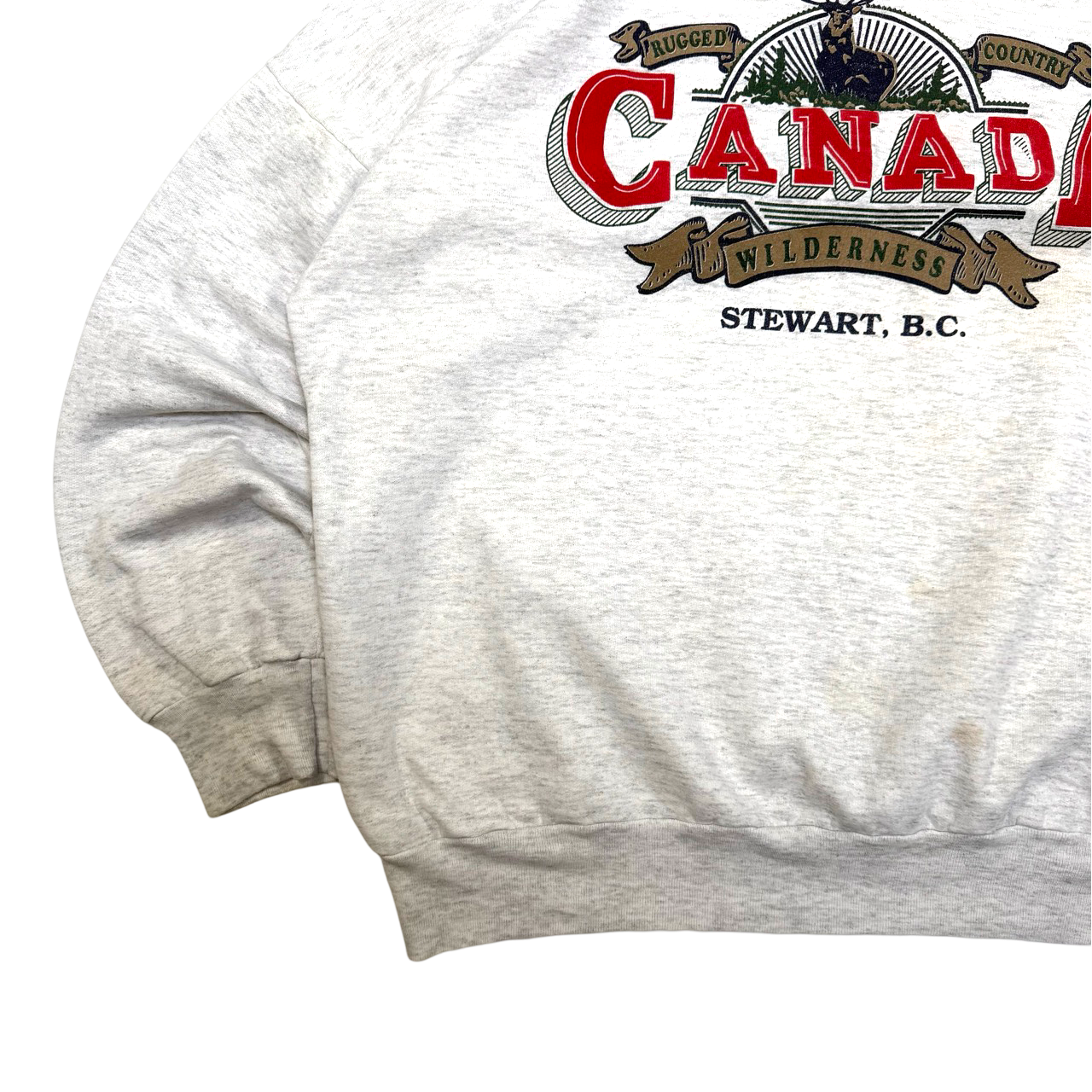 Vintage 90s Canada Wilderness British Columbia Graphic Sweater