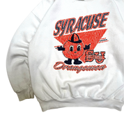 Vintage 90s Syracuse Orangemen Graphic College Sweater