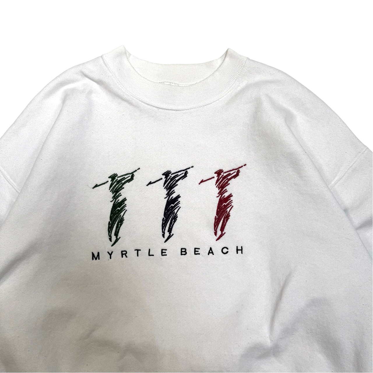 Vintage 90s Myrtle Beach Golfing Embroidered Sweater