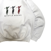 Vintage 90s Myrtle Beach Golfing Embroidered Sweater